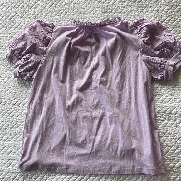 LOFT shirt, Large Petite, Lavender - Picture 7 of 8